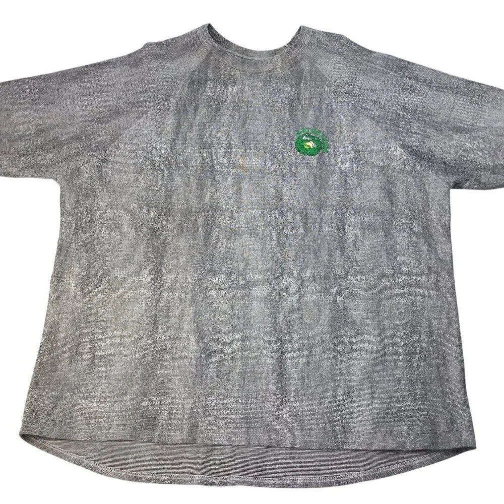 GatorSkins Thermal Crew Neck 4X Short Sleeve USA Charcoal Gray Biker Base Layer